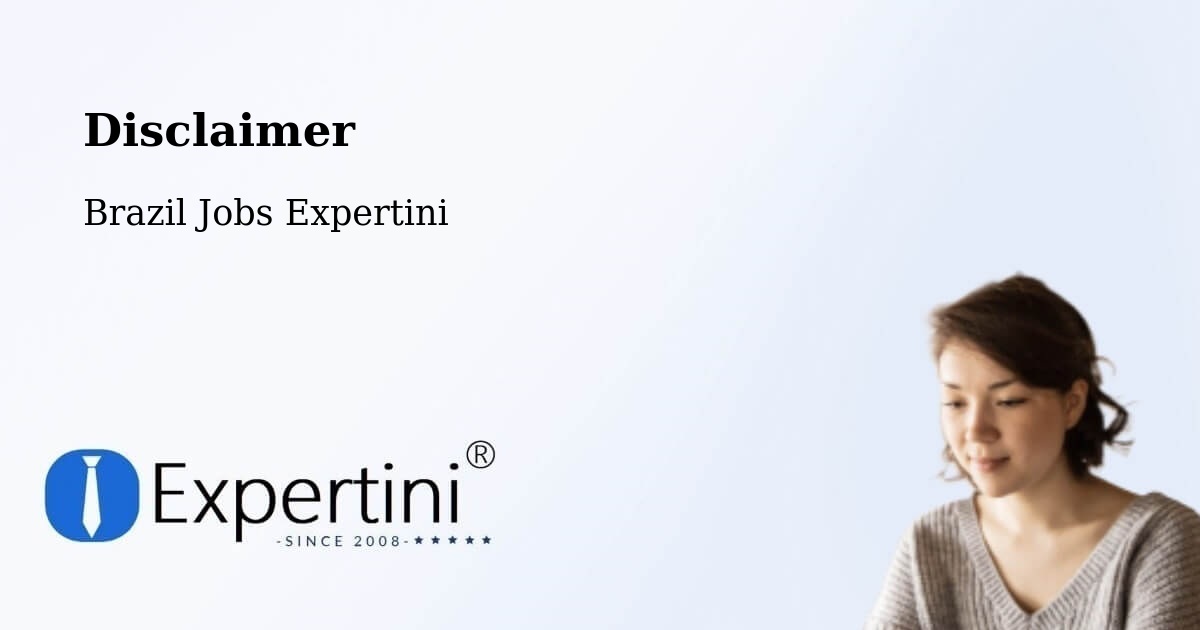 Disclaimer – Mauá - Brazil Jobs Expertini
